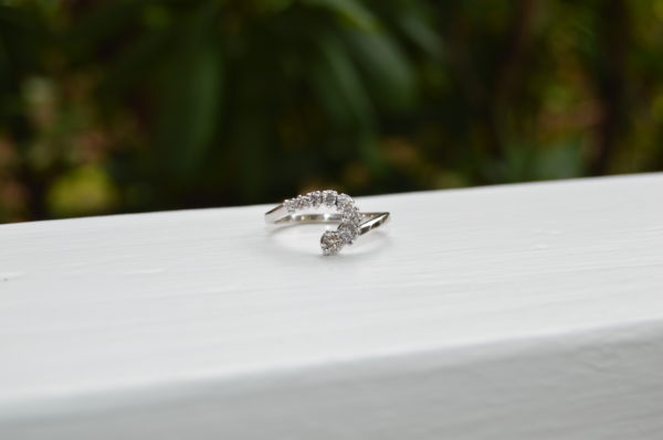 Custom Designed Diamond Swirl Fashion Ring