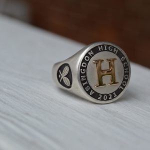 Custom Designed Signet Style Class Ring