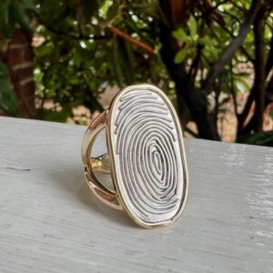Custom Designed Fingerprint Ring